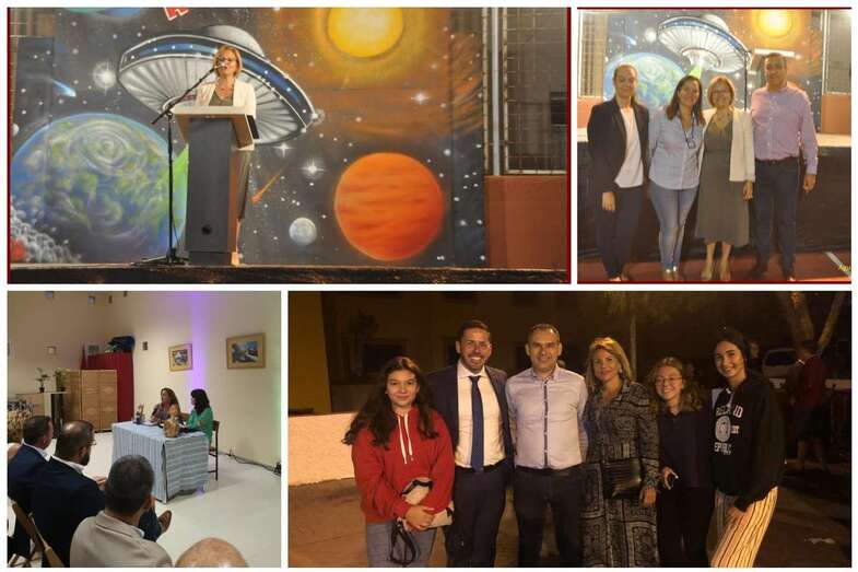 Collage de fotos de los pregones de Hornos del Rey, Marpequeña y La Medianía (Foto TA)